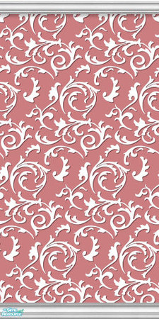 Sims 2 — Studio K Elegance - Iced Rose by StudioKhagerks — 28 colors total. Can be found under Wallpapers. Coordinates