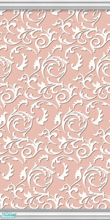 Sims 2 — Studio K Elegance - Blush by StudioKhagerks — 28 colors total. Can be found under Wallpapers. Coordinates with