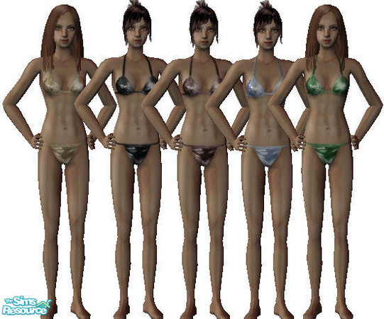 Sims 2 — bikini set by mereltje — even in winter a gal has to look good near the pool