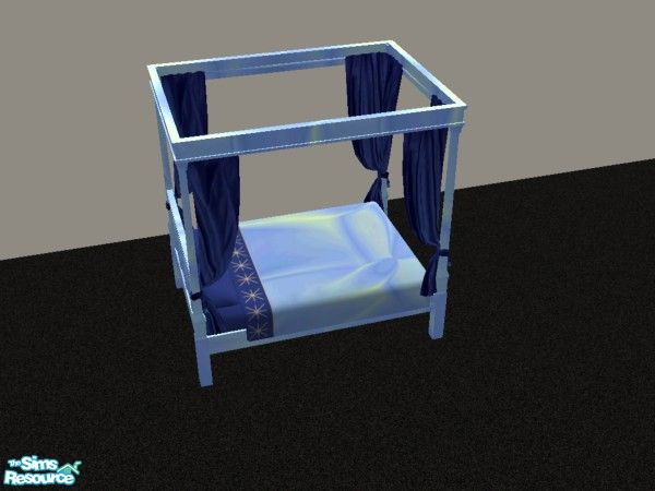 Sims 2 — Buffy blue silk and satin  -bed frame by mona1977 — This is part of my new Buffy set. Not so very many Buffy