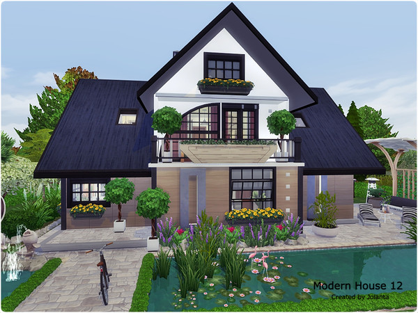 Sims 4 — Modern House 12 by jolanta2 — This cute little house will be a great place for your Sim family. It will meet its