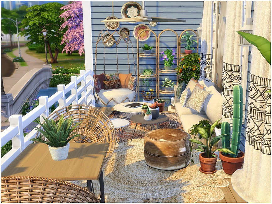 The Sims Resource Boho Balcony