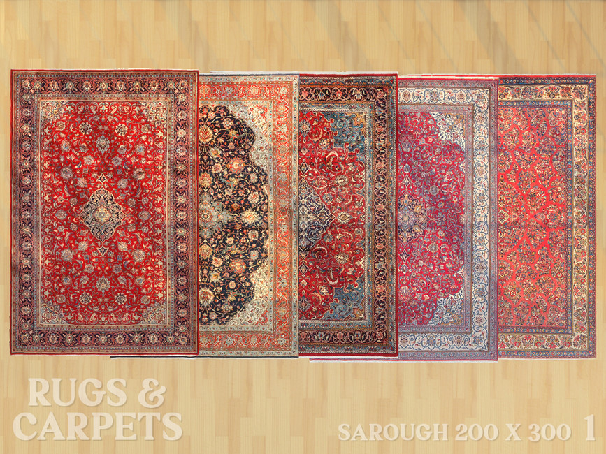 RugsAndCarpets' Sarough 200 x 300 cm (79 x 118 in) No. 1
