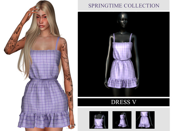 The Sims Resource - SpringTime Collection - Dress V
