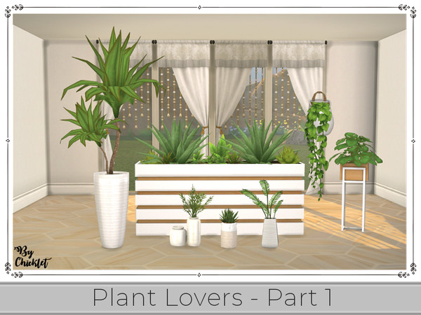 Sims 4 — Plant Lover Set (Part 1) by Chicklet — Plant Lovers Set (Part 1) Plants are not just a beautiful accent piece