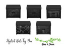 Sims 4 — Stylish Toy Box  by Sims4TheDecor — Enjoy 7 new patterns to freshen up your child sims bedroom! 