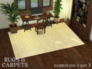 Sims 4 — Gabbeh 200 x 300 cm (79 x 118 in) No. 1 by RugsAndCarpets — This hand knotted carpet was made by Ghashgai nomads