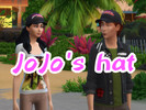 Sims 4 — JoJo's Bizarre Adventure Hat by Evineu — From teen to elder For both genders Base game Logo from anime and manga