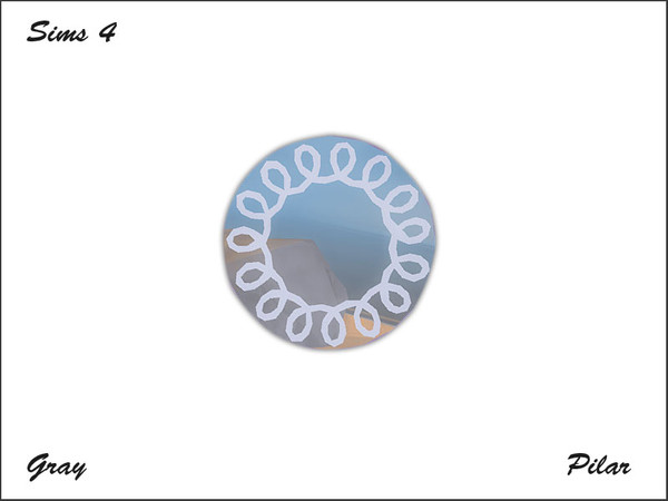 Sims 4 — Gray Mirror3 by Pilar — Gray Mirror 3