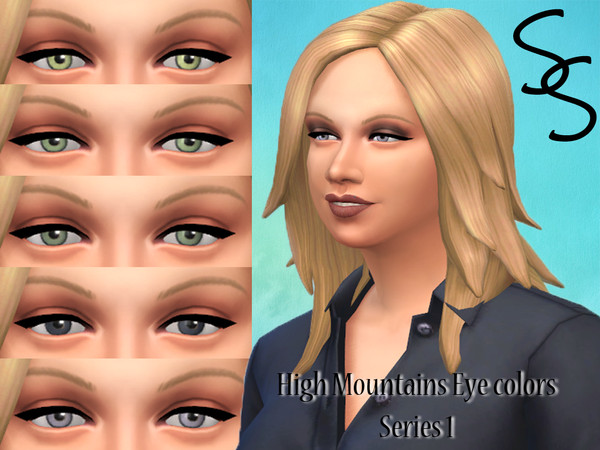 Sims 4 — High Mountains Eye Colors Series 1 by SaffronSiren — Inspired by the colors and depth of the high mountains,