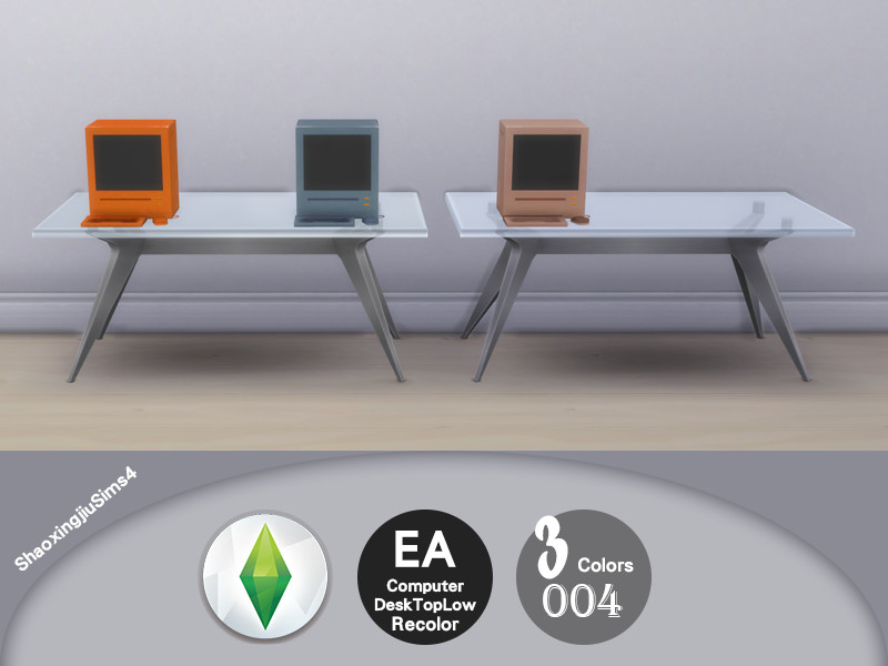 Sims 4 Computer DeskTopLow Recolor 004 by jeisse197