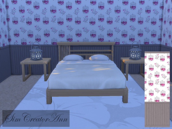 Sims 4 — Candle For Care by Sim_Creator_Ann — To say thank you to the medical staff. Wallpaper comes in 3 wall heights