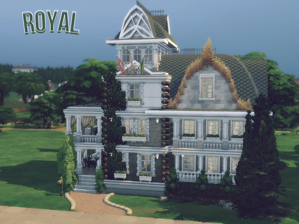 Sims 4 — Royal by GenkaiHaretsu — Big victorian house for traditional family. 