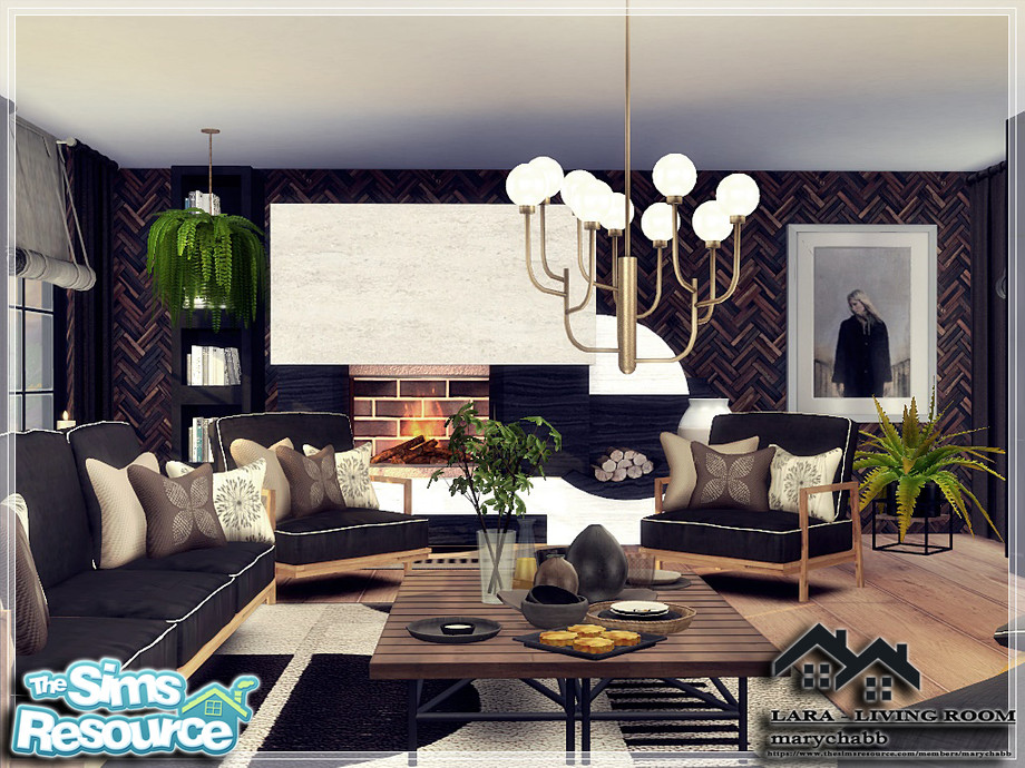 The Sims Resource Lara Living Room