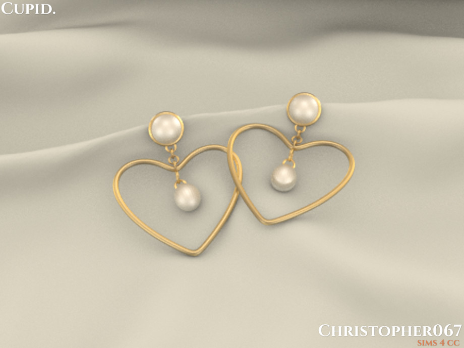The Sims Resource - Cupid Earrings