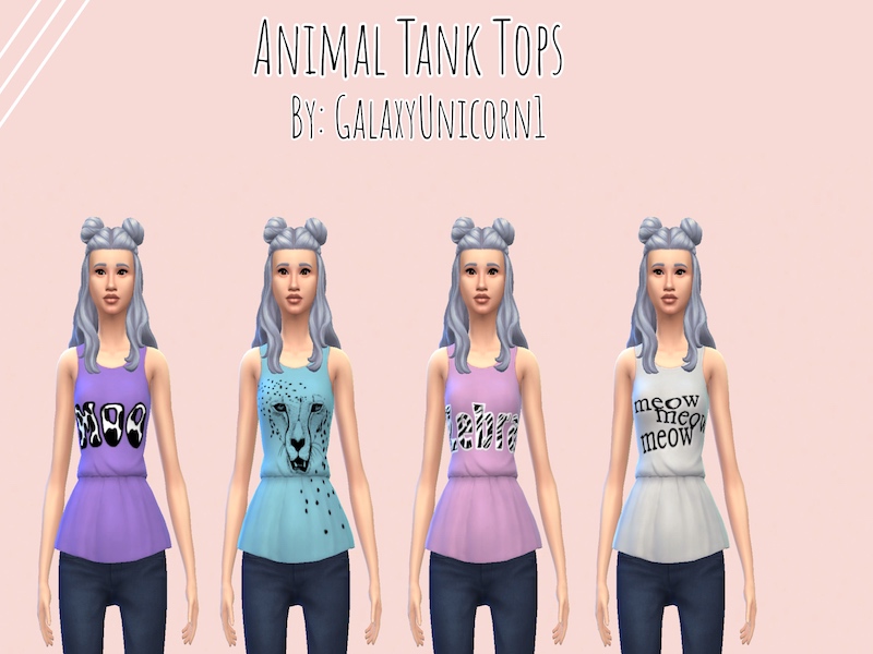 Animal Print Tank Tops