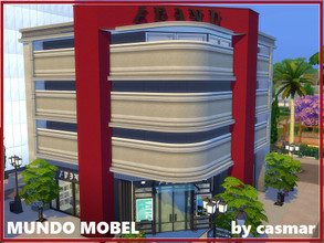 Sims 4 — Mundo Mobel by casmar — With this lot I finish building the Magnolia Promenade shopping area! It was the last