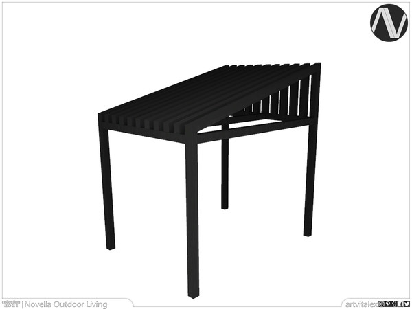 Sims 4 — Novella Awning by ArtVitalex — Outdoor And Garden Collection | All rights reserved | Belong to 2021