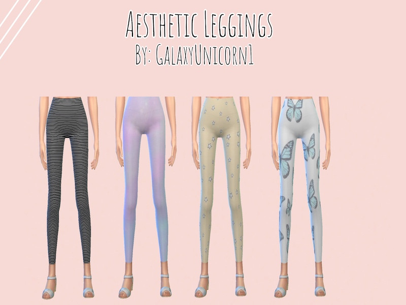 Sims 4 The Sims Resource | Aesthetic Leggings For Women by TSR Creator