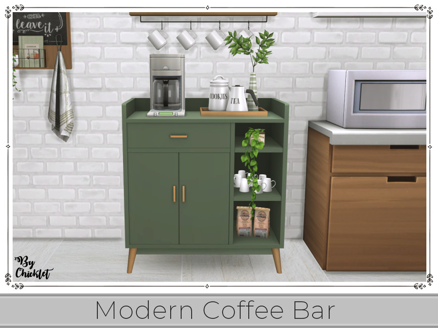 The Sims Resource Modern Coffee Bar