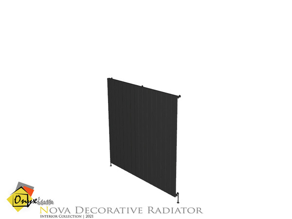 Sims 4 — Nova Radiator Medium Wide Connected To The Floor by Onyxium — Onyxium@TSR Design Workshop Decorative Collection