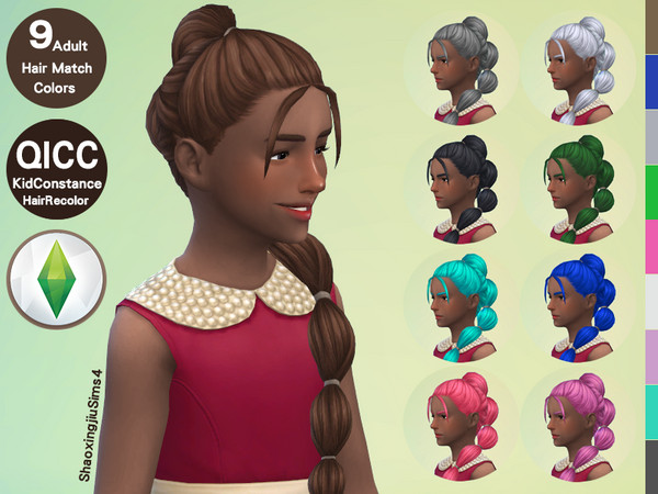 Sims 4 — Kid Constance Hair Recolor by jeisse197 — Mesh is NOT includ, please read required and dowload mesh first