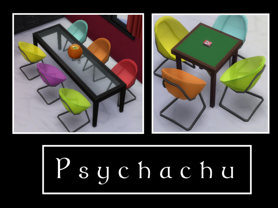 The Sims Resource EA Recoloured Chair Part 1 Neon