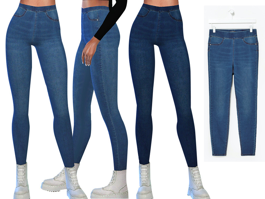 The Sims Resource - Push Up Jeggings