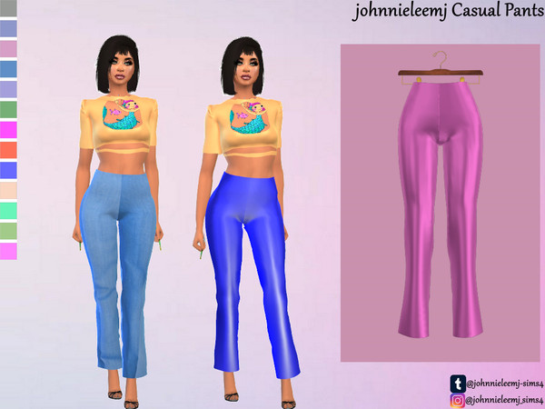 The Sims Resource - Casual Pants 1