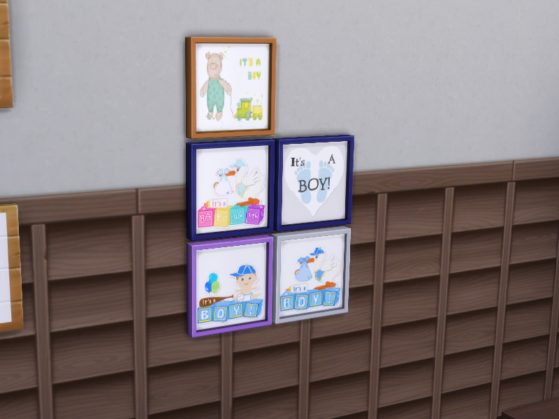 Sims 4 Paintings Baby Boy by julimo2