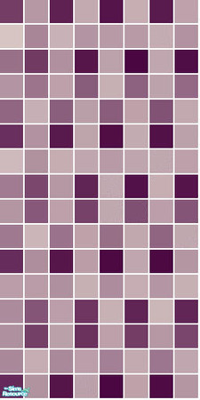 Sims 2 — Xerox Tile Set - Purple Wall by s00z — 