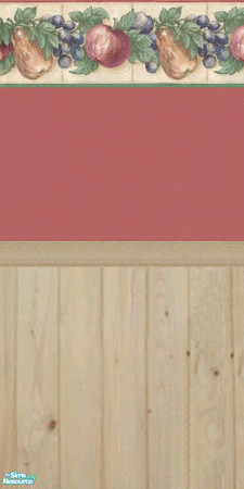 Sims 2 — PassionFruitPink by Missy933 — An elegant wallpaper for your kitchen or dining room.