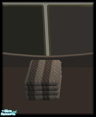 Sims 2 — NK PI SG Towels - Dark Grey by MoMama — Two-tone Dark Grey bath towels for your bathroom counter (or floor if