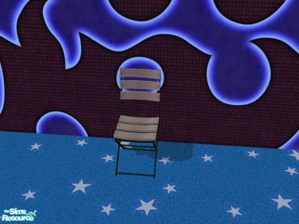 Sims 2 — Plastic Patio Chair - Smokin by dddrake — 