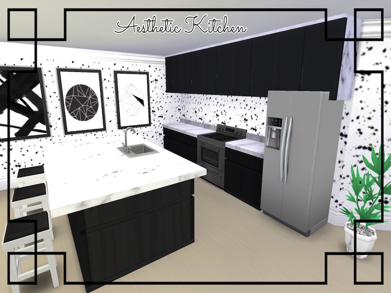 The Sims Resource - Aesthetic Kitchen