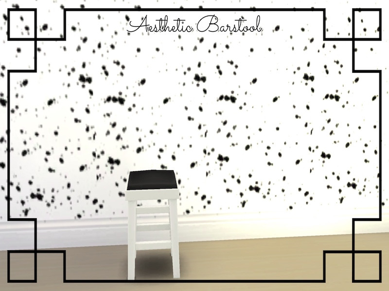 Sims 4 The Sims Resource | GU-Aesthetic Barstool by TSR Creator