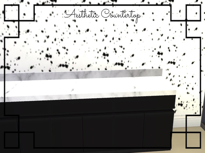 Sims 4 The Sims Resource | GU-Aesthetic Counter by TSR Creator