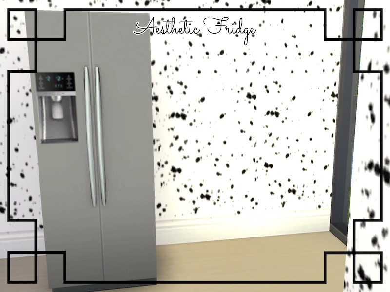 Sims 4 The Sims Resource | GU-Aesthetic Fridge by TSR Creator