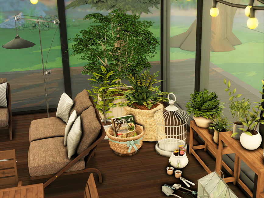Sims 4 Solarium – MAGICAL SUNROOM \\ The Sims 4 Speed Build [NO CC] – DBQZP