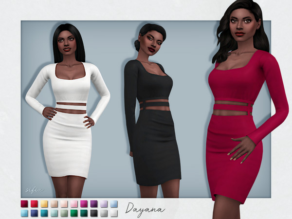 The Sims Resource - Dayana Dress