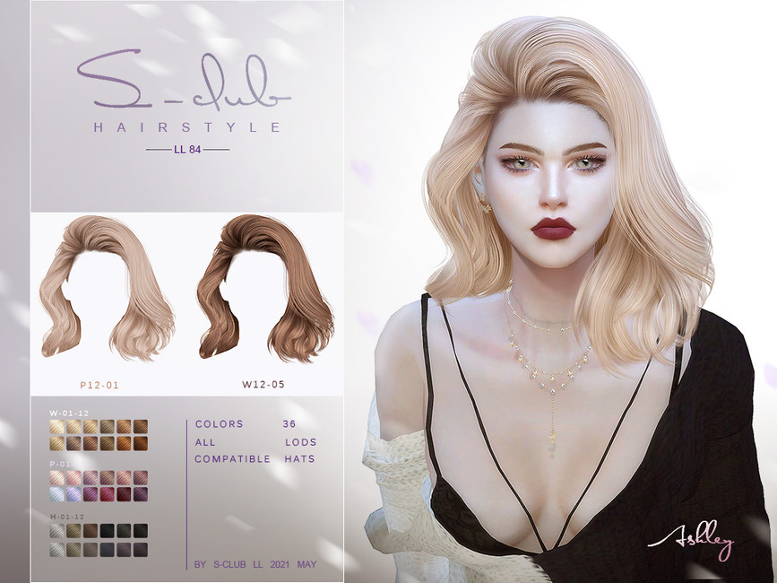 The Sims Resource - sclub_ts4_LL hair_n84
