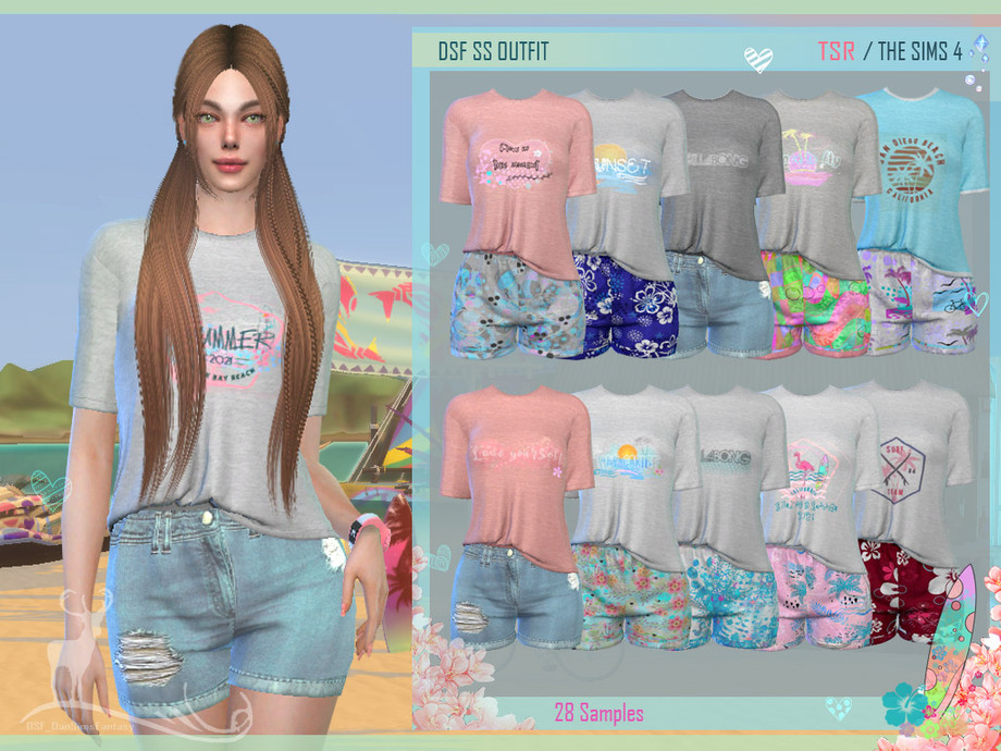 The Sims Resource - DSF SS OUTFIT