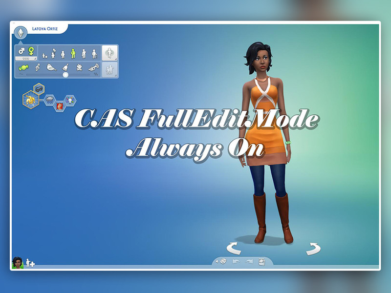 Sims 4 CAS Cheat  Full Edit Mode (December) 100% Working