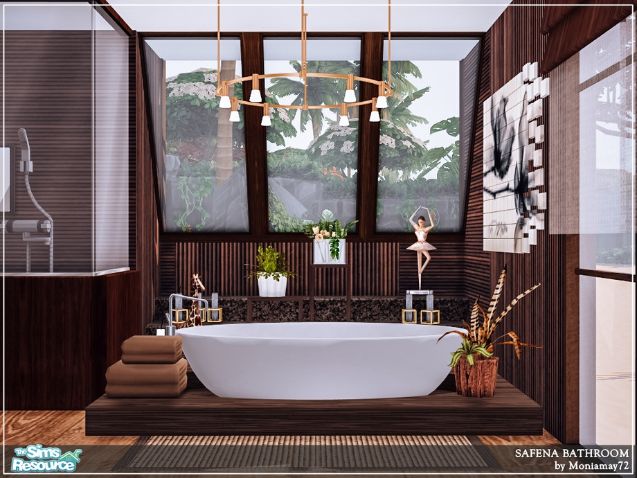 The Sims Resource Safena Bathroom, How To Make A Bathroom Window More Private In Sims 4