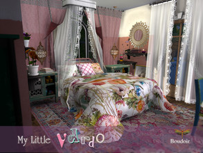 Sims 4 — My Little Vardo - The Boudoir by fredbrenny — A Boudoir is a woman's private sitting room or salon in a
