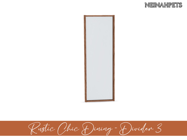 The Sims Resource | Rustic Chic Dining - Divider III {Mesh Required}
