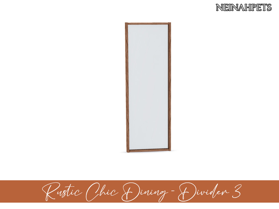 The Sims Resource | Rustic Chic Dining - Divider III {Mesh Required}