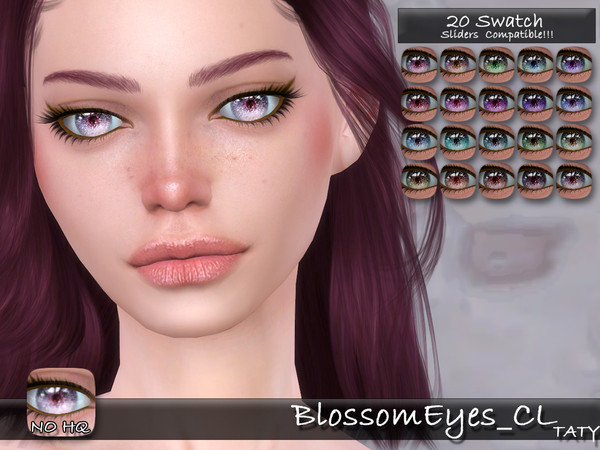 Sims 4 — [Ts4]Taty_BlossomEyes_CL by tatygagg — - Female, Male - Human, Alien - Toddler to Elder - Hq Compatible -