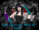 Sims 4 — Emo Gloves Set - Sagi6 by sagi6 — *Base game mesh *Males and Females *Teen to elder *18 swatches