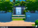 Sims 4 — Clifton, 80 by bionca — A small family house with lots of green around.